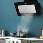CIARRA Angled Cooker Hood with Carbon Filters & LED Lights