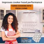 Shoxfords Universal Extractor Hood Filters - 2 Pack