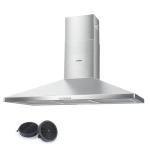 90cm Chimney Cooker Hood with LED and Filters