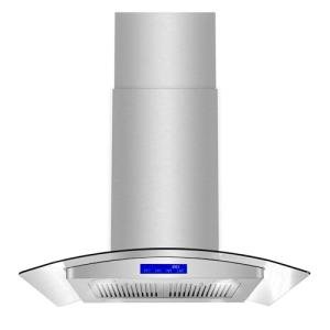 Island Mount Range Hood with Soft Touch Controls