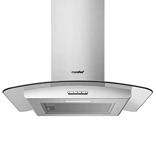 60cm Stainless Steel Chimney Cooker Hood with LED Light