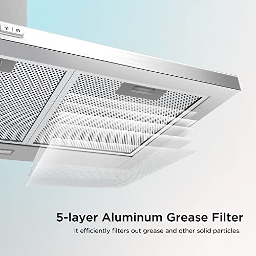 90cm Chimney Cooker Hood with LED and Filters