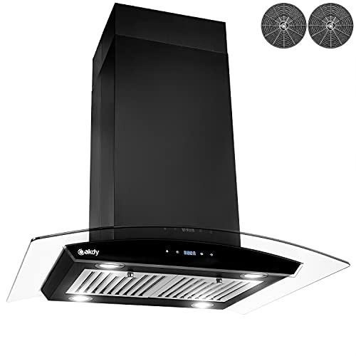 36" Island Range Hood with Carbon Filters