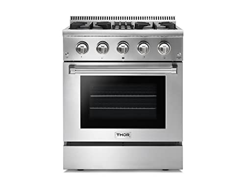 Thorkitchen 30" Dual Fuel Range with Convection Fan