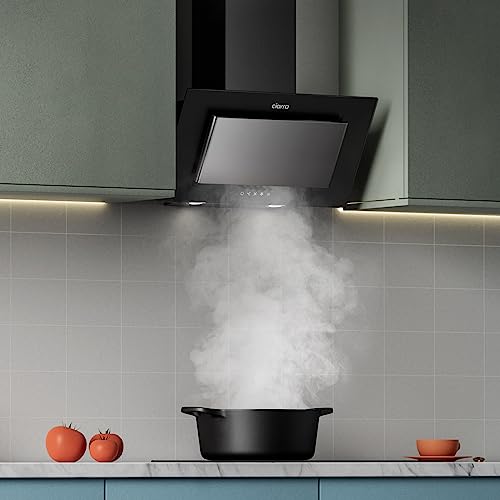 CIARRA Angled Cooker Hood with Carbon Filters & LED Lights