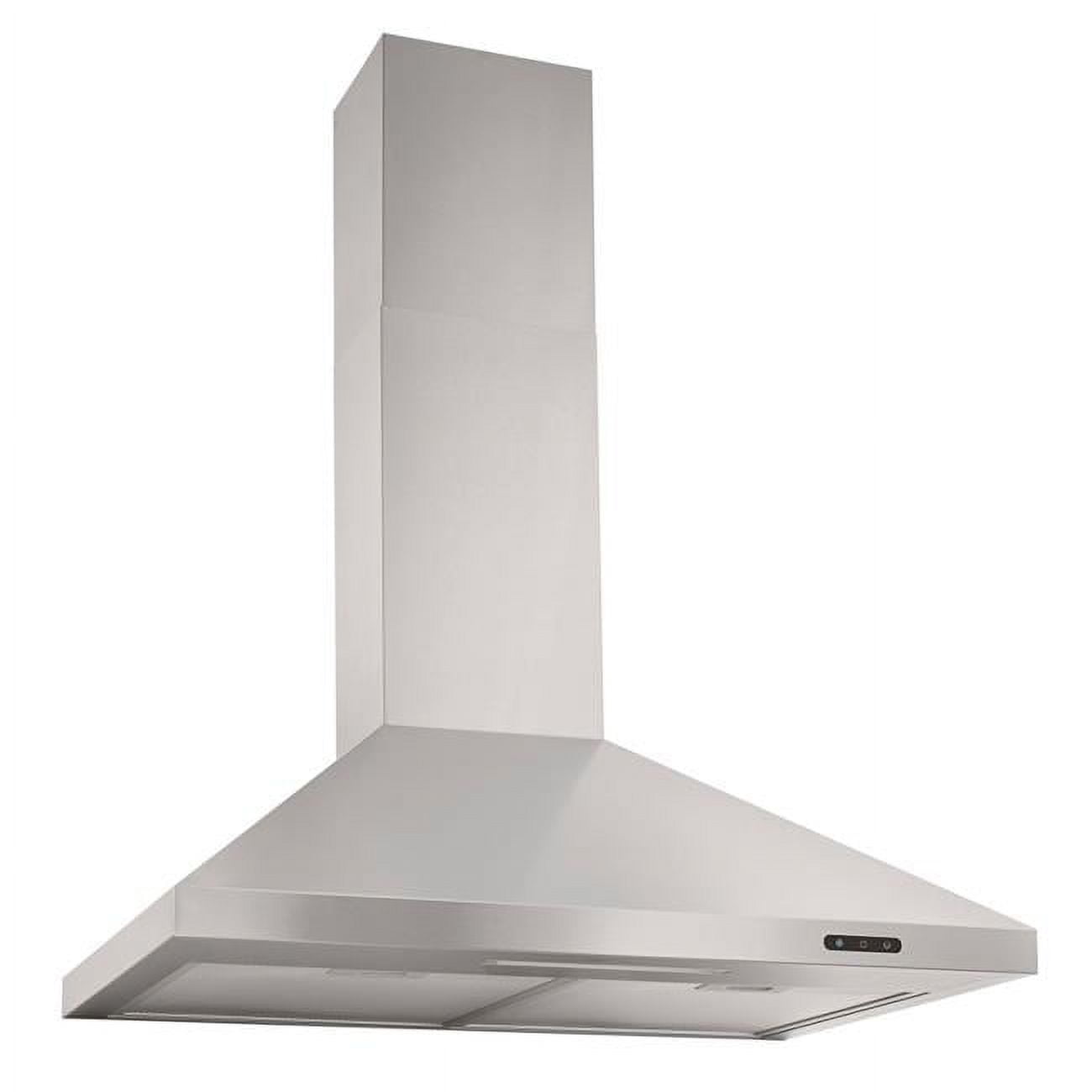 30" Stainless Steel Wall Mount Range Hood with LED