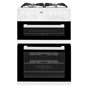 Beko 60cm Double Oven Gas Cooker - White