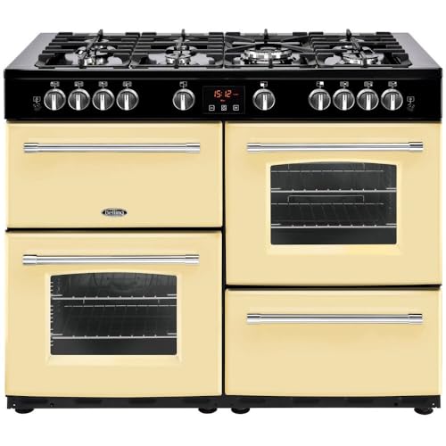 Belling Gas Range Cooker - Cream - FARMHOUSEX110G