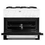 Beko 60cm Double Oven Gas Cooker - White