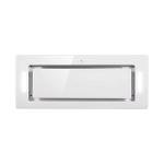 ElectriQ 72cm White Glass Canopy Cooker Hood