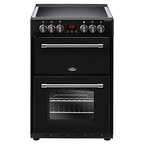 Cream Belling Farmhouse 60E Ceramic Range Cooker, 60cm