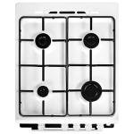 60cm White Dual Fuel Range Cooker by electriQ