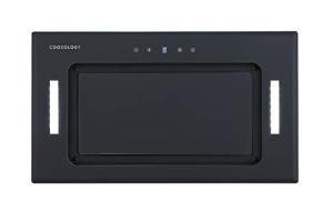 Cookology 52cm Black Glass Integrated Cooker Hood