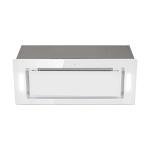 ElectriQ 72cm White Glass Canopy Cooker Hood