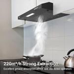 CIARRA 60cm Wall-Mounted Range Cooker Hood