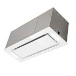 ElectriQ 72cm White Glass Canopy Cooker Hood