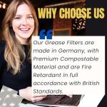 Shoxfords Universal Extractor Hood Filters - 2 Pack