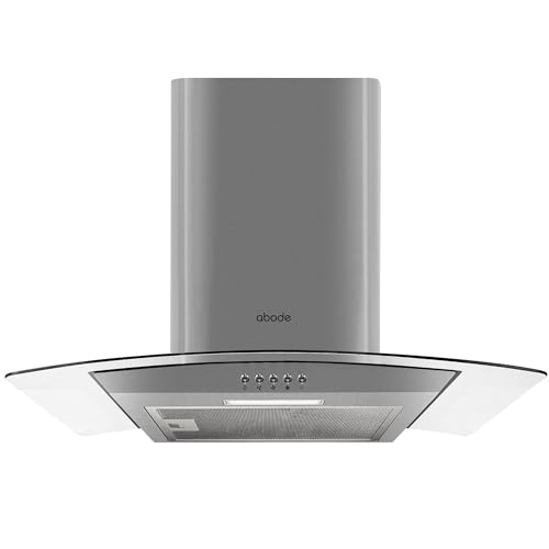Abode 60cm Stainless Steel Curved Extractor Hood