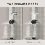 FIREGAS 60 cm Stainless Steel Chimney Hood