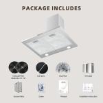 FIREGAS 60 cm Stainless Steel Chimney Hood