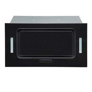 SIA 52cm Black Glass Built-In Cooker Hood