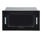 SIA 52cm Black Glass Built-In Cooker Hood