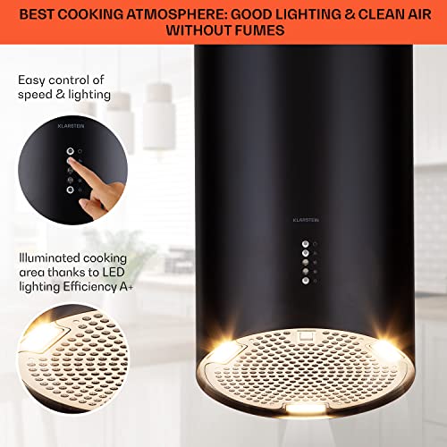 Klarstein Island Cooker Hood with Adjustable Timer