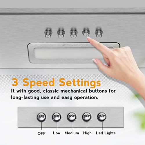 FIREGAS 52cm Integrated Kitchen Extractor Hood