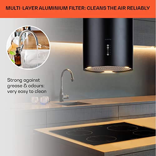 Klarstein Island Cooker Hood with Adjustable Timer