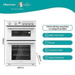 Hisense 60cm Electric Cooker with Ceramic Hob