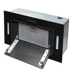 SIA 52cm Black Glass Built-In Cooker Hood