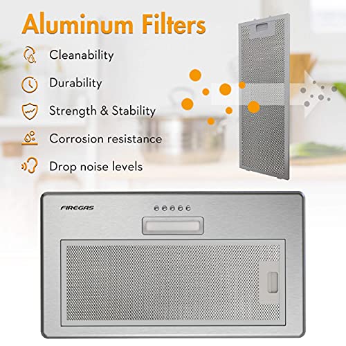 FIREGAS 52cm Integrated Kitchen Extractor Hood