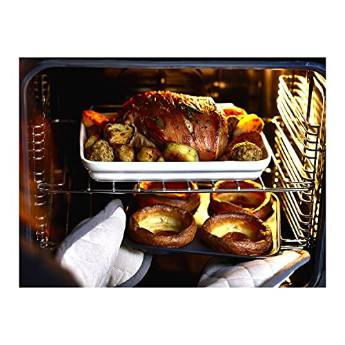 Belling Farmhouse 90DFT Dual Fuel Range Cooker - Cream