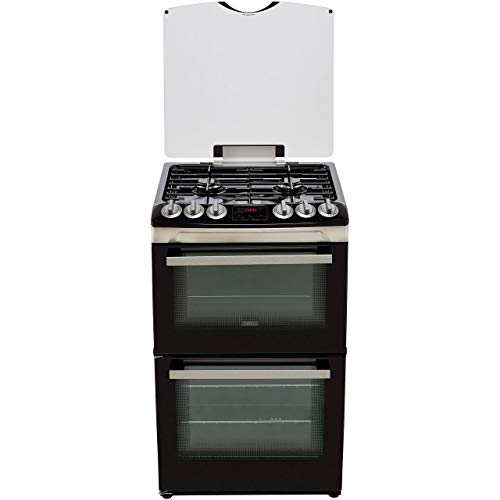 Zanussi 55cm Stainless Steel Gas Cooker with Grill