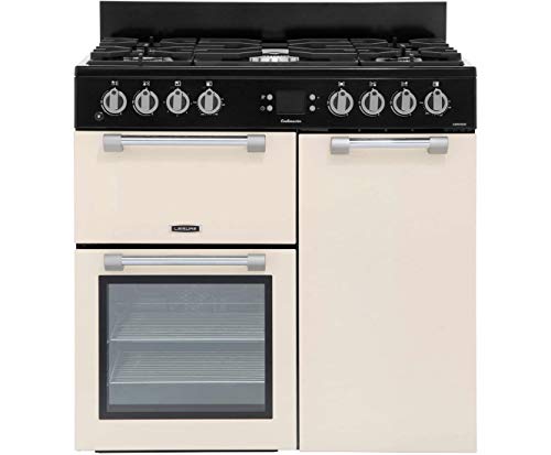 Leisure CK90 Gas Hob - Black & Cream