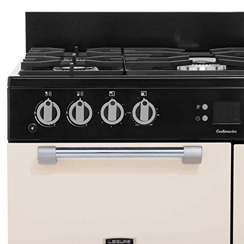 Leisure CK90 Gas Hob - Black & Cream