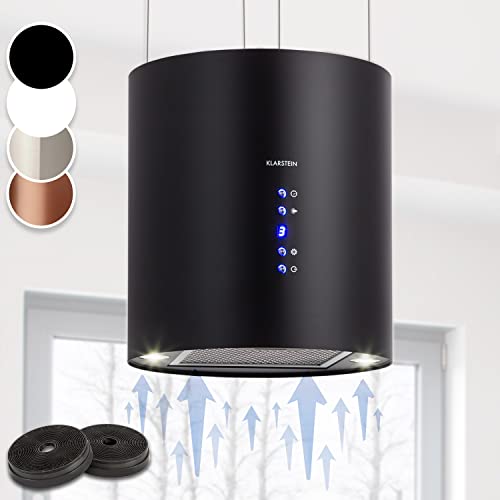 Klarstein Chandelier Island Cooker Hood, 558m³/h Airflow