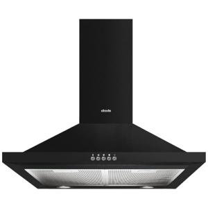 Abode 60cm Black Wall Mounted Cooker Hood