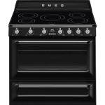 Smeg Victoria TR90IBL2 90cm Induction Range Cooker - Black