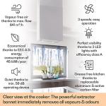 Klarstein Structura Island Extractor Hood, Silver