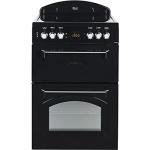 Black Leisure Classic 60cm Double Oven Cooker with Ceramic Hob