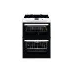 Zanussi 60cm White Induction Double Oven Cooker