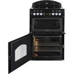 Black Leisure Classic 60cm Double Oven Cooker with Ceramic Hob