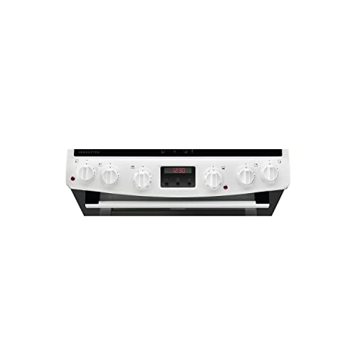 Zanussi 60cm White Dual Oven Induction Cooker