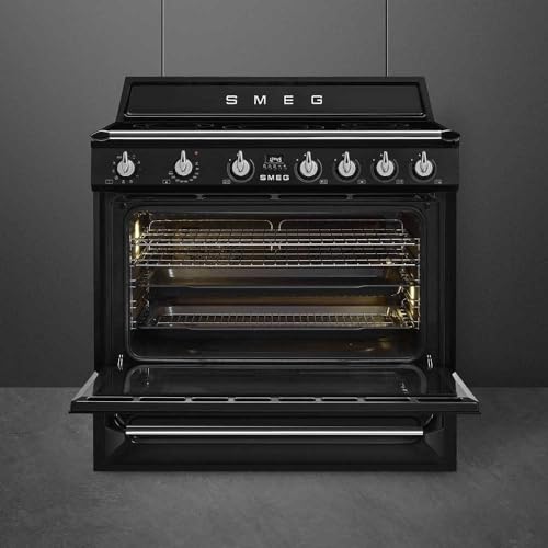 Smeg Victoria TR90IBL2 90cm Induction Range Cooker - Black