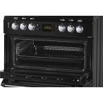 Black Leisure Classic 60cm Double Oven Cooker with Ceramic Hob