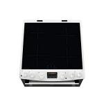 Zanussi 60cm White Induction Double Oven Cooker