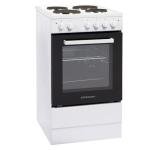 50cm Freestanding Electric Cooker with Solid Plate Hob