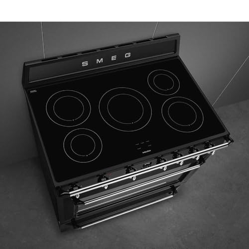Smeg Victoria TR90IBL2 90cm Induction Range Cooker - Black