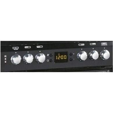 Black Leisure Classic 60cm Double Oven Cooker with Ceramic Hob